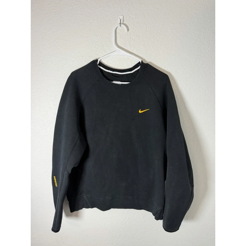 Nike Tech Fleece x NOCTA Drake Black Crew Sweatshirt Size L RARE FD8457-010